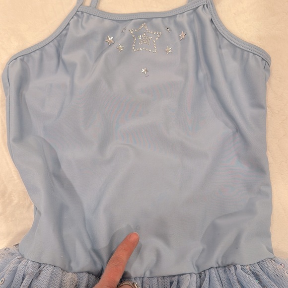Revolution LC Soft Blue Ballet TUTU with Stars performance dance girl’s large - Picture 8 of 10